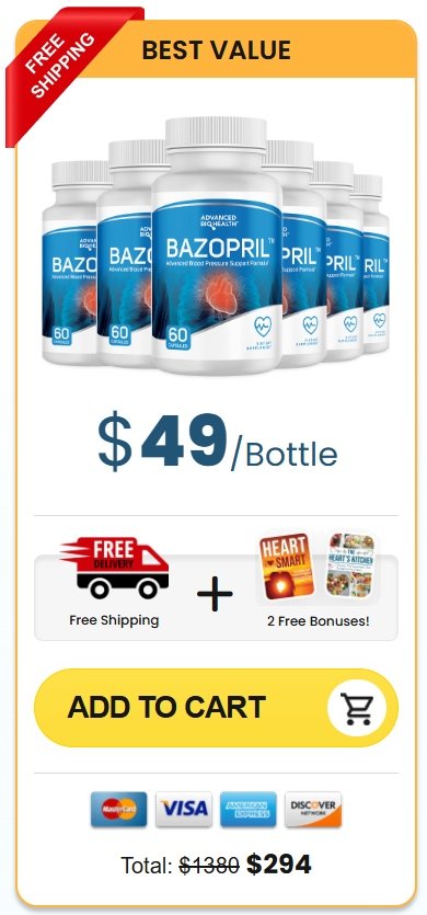 Bazopril 6 bottle price
